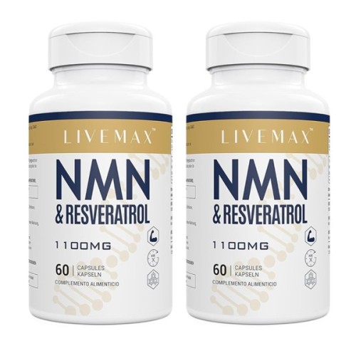 LiveMax NMN & Resveratrol Capsules 1100MG